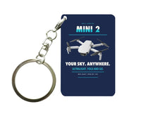 Thumbnail for DJI Mini 2 Key Chain design on navy blue key chain
