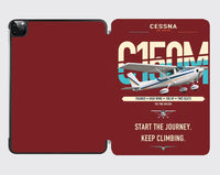 Thumbnail for Cessna 150M design on dark red ipad tablet case