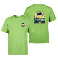 Thumbnail for VINTAGE G4521 - The Barrage Balloon Morning - Double-Side T-Shirt design on lightgreen double side t shirt