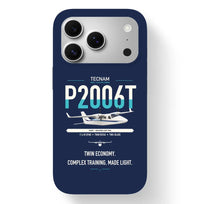 Thumbnail for Tecnam P2006T design on navy blue magsafe iphone case, for iPhone 17 Pro