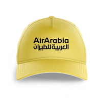 Thumbnail for Air Arabia logo printed on yellow cap