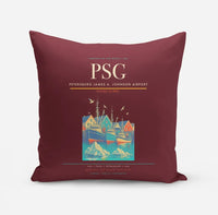 Thumbnail for Petersburg James A. Johnson Airport (PSG) design on dark red pillow