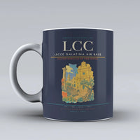 Thumbnail for Lecce Galatina Air Base (LCC) airport code design on dark blue ceramic mug