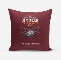 Thumbnail for Bell 412EPI design on dark red pillow