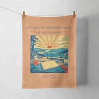 Thumbnail for VINTAGE G4500 - The Five Hundredth Sunrise - Designed Towels design on orange