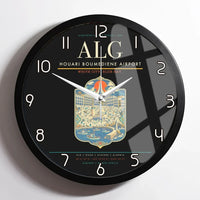 Thumbnail for Houari Boumediene Airport ALG Wall-Clock Framed - Black