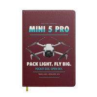Thumbnail for DJI Mini 5 Pro design on dark red notebook