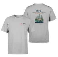 Thumbnail for Meadows Field (BFL) design printed on light gray double-side t-shirt