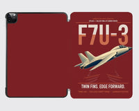 Thumbnail for F7U-3 Cutlass design on dark red ipad tablet case