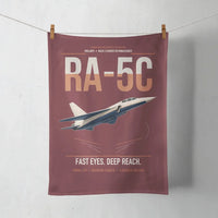 Thumbnail for RA-5C Vigilante design on dark red towel