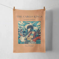 Thumbnail for VINTAGE G4085 - The Cargo Kings - Designed Towels design on orange