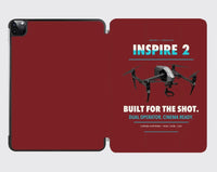 Thumbnail for DJI Inspire 2 design on dark red ipad tablet case