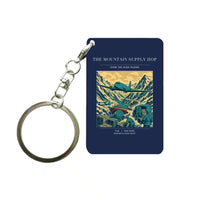 Thumbnail for VINTAGE G4518 - The Mountain Supply Hop - Designed Key Chain design on navyblue