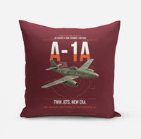Thumbnail for Messerschmitt Me 262A-1a design on dark red pillow