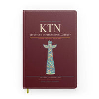 Thumbnail for Ketchikan International Airport (KTN) design on dark red notebook