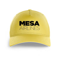 Thumbnail for Mesa Airlines logo printed on yellow cap
