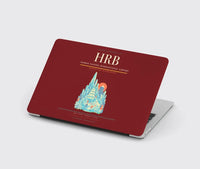 Thumbnail for Harbin Taiping International Airport (HRB) design on dark red MacBook case