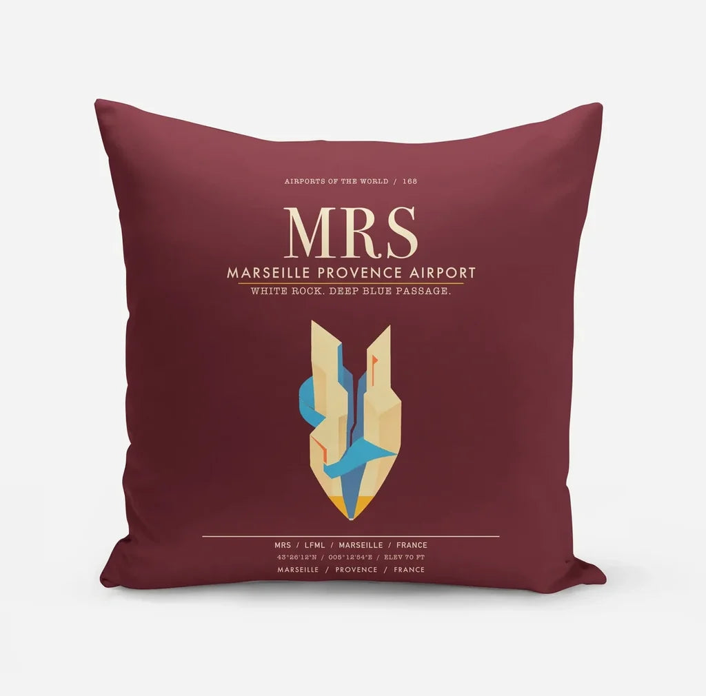 Marseille Provence Airport MRS - Dark Red