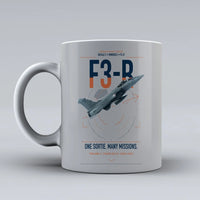 Thumbnail for Dassault Rafale C — F3-R standard design on light gray ceramic mug, double-side print