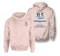 Thumbnail for Cessna Citation XLS design on pink double-side hoodie, double-side print