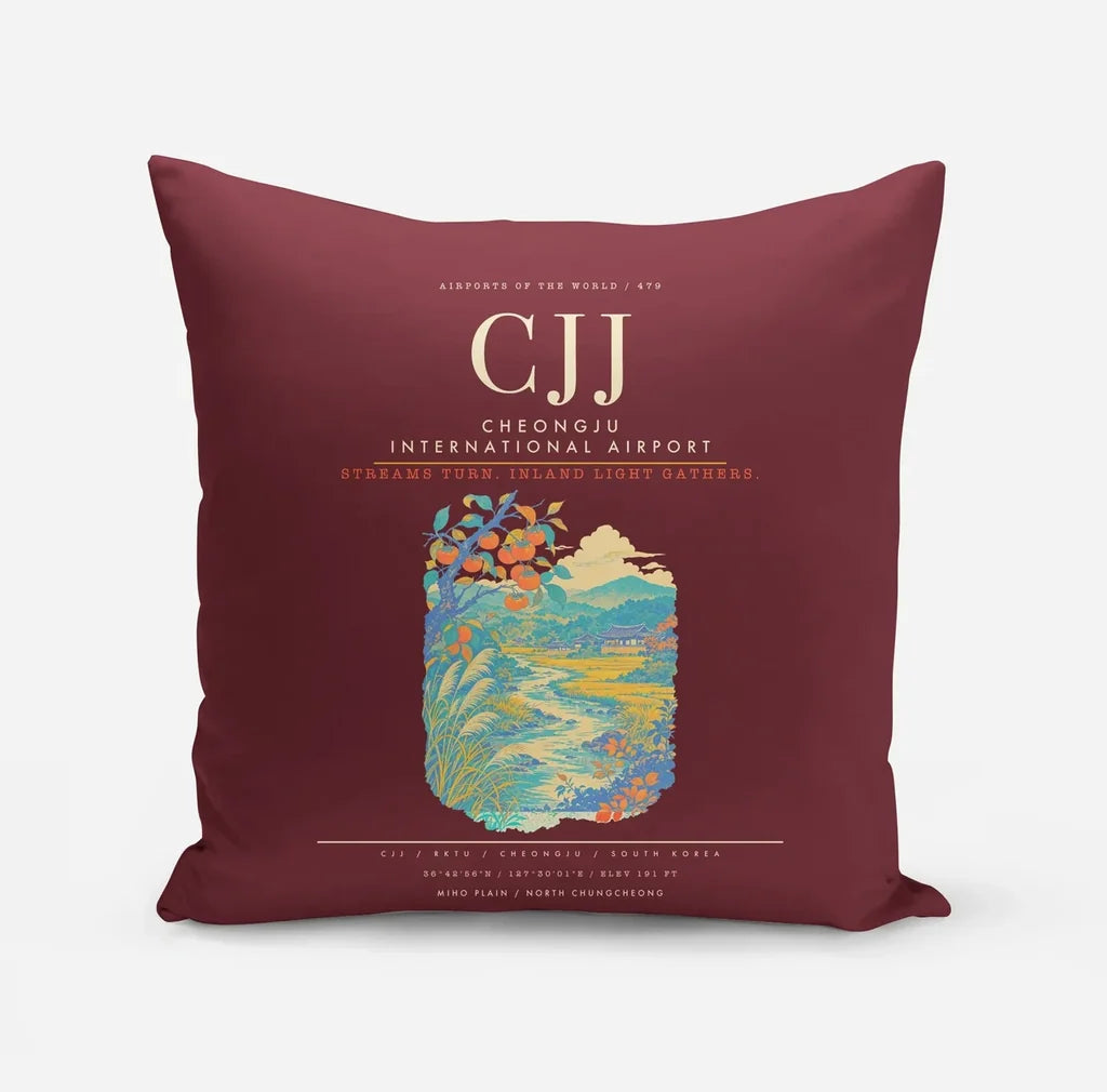 Cheongju International Airport CJJ - Dark Red