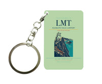 Thumbnail for Klamath Falls Airport (LMT) design on light green key chain