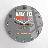 Thumbnail for Hawker Typhoon Mk IB design on gray no frame wall clock