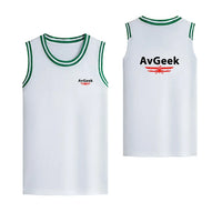 Thumbnail for Avgeek Designed Basketball Style Sports Tank Tops - view 12