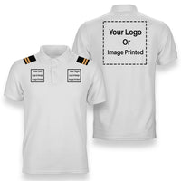 Thumbnail for Customisable Pilot Epaulettes Polo Shirt - view 12