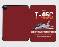 Thumbnail for T-45C Goshawk design on dark red ipad tablet case