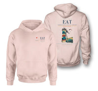 Thumbnail for Pangborn Memorial Airport (EAT) design on pink double-side hoodie