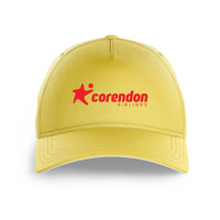 Thumbnail for Corendon Airlines logo printed on yellow cap