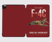 Thumbnail for F-4C Phantom II design on dark red ipad tablet case