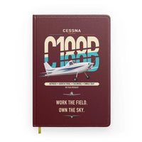 Thumbnail for Cessna A188B AgTruck design on dark red notebook