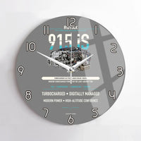 Thumbnail for 915 iS design on gray no frame wall clock