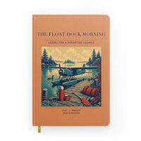 Thumbnail for VINTAGE G4195 - The Float Dock Morning - Designed Notebooks design on orange