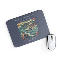 Thumbnail for VINTAGE G4494 - The Cape Of Storms Rounding - Designed Mouse Pads design on navyblue rectangle
