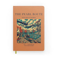 Thumbnail for VINTAGE G4072 - The Pearl Route - Designed Notebooks design on orange