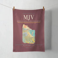 Thumbnail for Región de Murcia International Airport (MJV) design on dark red towel