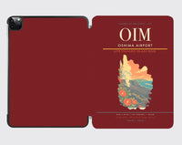 Thumbnail for Oshima Airport (OIM) design on dark red ipad tablet case