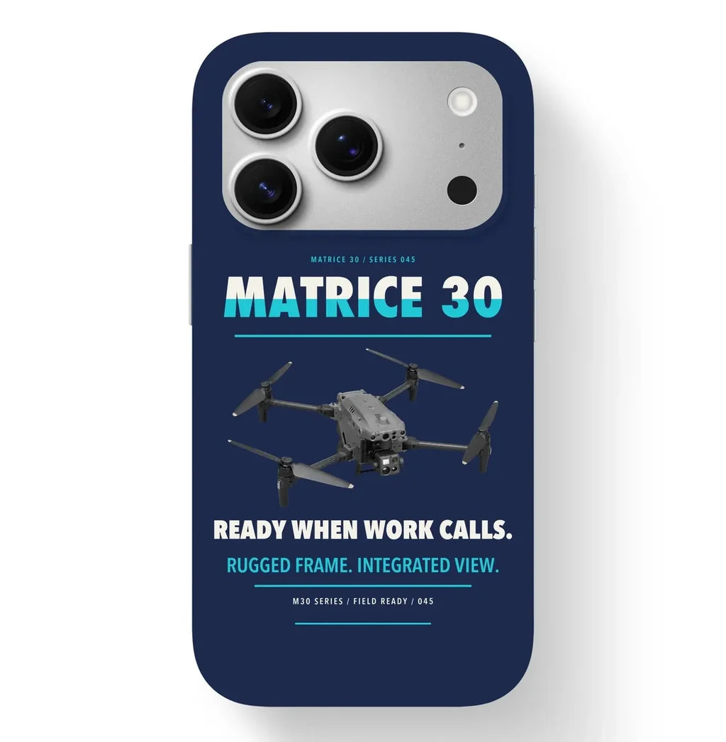 DJI Matrice 30 Case design on navy blue iphone case
