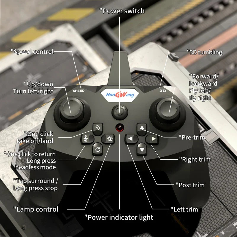 Six Axis Gyroscope EPP Foam With LED Flying L0712 Fighter Remote Control - view 12