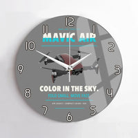 Thumbnail for DJI Mavic Air design on gray no frame wall clock