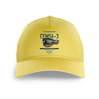 Thumbnail for CFM56-3 design on yellow printed hat
