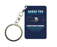 Thumbnail for DJI Agras T50 Key Chain design on navy blue key chain
