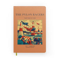 Thumbnail for VINTAGE G4046 - The Pylon Racers - Designed Notebooks design on orange
