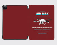 Thumbnail for Percepto Air Max design on dark red ipad tablet case