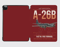 Thumbnail for A-26B Invader design on dark red ipad tablet case