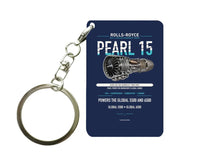 Thumbnail for PEARL 15 Key Chain design on navy blue key chain