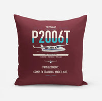 Thumbnail for Tecnam P2006T design on dark red pillow